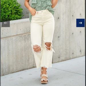 🆕 90’s Vintage Distressed High Rise Straight Jeans by Velvet Brand